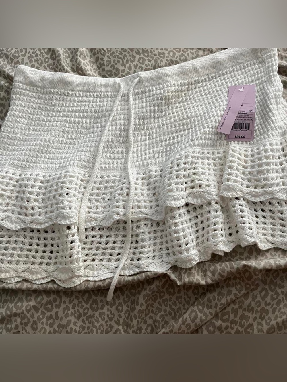 Women's Scalloped Sweater- Wild Fable™ Off-White